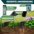 Gazonrand - Tuinrand - 10m - 5cm - Zwart - KESSER®, Verzenden, Nieuw