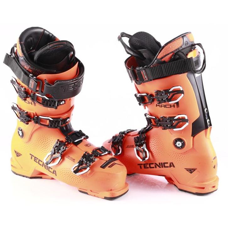 42 42,5 skischoenen TECNICA MACH1 130 LV, CAS, power lock, q, Sport en Fitness, Skiën en Langlaufen, Skiën, Schoenen, Gebruikt