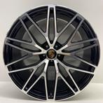 Porsche Macan III ORIGINELE 21 RS Spyder zwart/alu + banden, Auto-onderdelen, Banden en Velgen, Ophalen, Gebruikt, 295 mm, Banden en Velgen