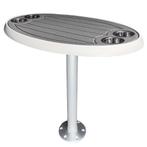 Ovale Boottafel Set 46x76cm Wit Inclusief Foam Inleg Antraci, Watersport en Boten, Ophalen of Verzenden, Nieuw
