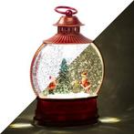 Kerstlantaarn | Lumineo | Kerstmannen en kerstboom | 25.5 cm, Verzenden, Nieuw