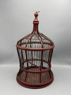 Vogelkooi - Hout, Metaal - Antieke vogelkooi