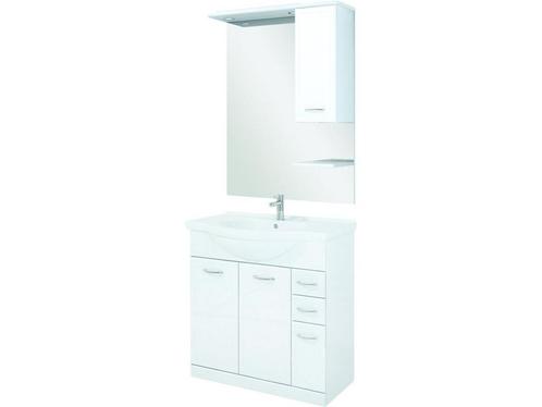 Atlantic - Badkamermeubelset Beatrice - Wit, Hoogglans, Huis en Inrichting, Woonaccessoires | Overige, Nieuw, Verzenden