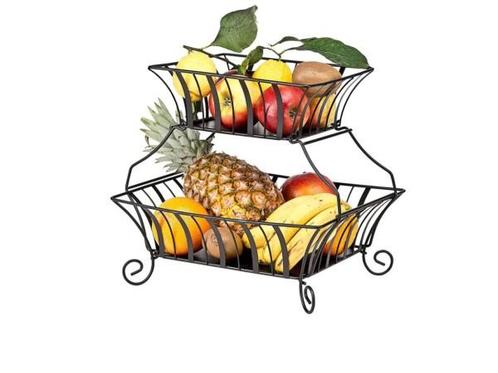 Veiling - Chefarone Etagère - Fruit Etagère 2 Laags - Frui, Huis en Inrichting, Woonaccessoires | Schalen en Manden