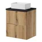 Wastafelonderkast 50x71x40 cm Newport met 2 lades en wasbak, Doe-het-zelf en Verbouw, Sanitair, Verzenden, Nieuw