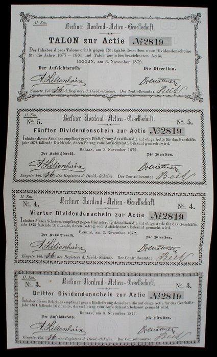 Duitsland. Thaler 1878 - Berliner Nordend AG 100 Thaler,, Postzegels en Munten, Munten | Nederland