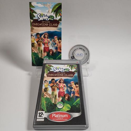Sims 2 Op een Onbewoond Eiland Platinum PSP, Spelcomputers en Games, Games | Sony PlayStation Portable, Ophalen of Verzenden