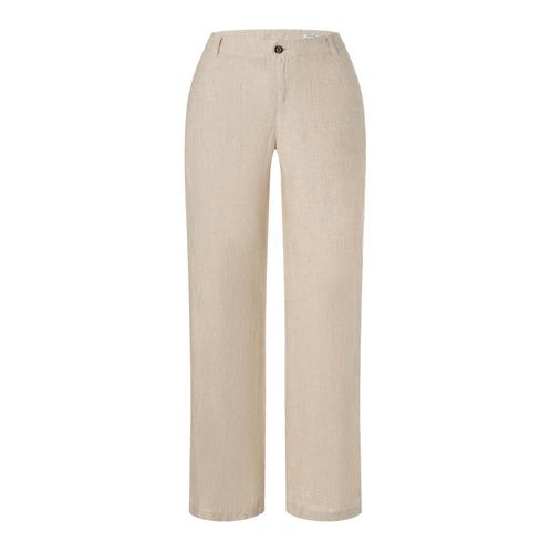 MAC • beige linnen Nora broek • 36, Kleding | Dames, Broeken en Pantalons, Beige, Nieuw, Maat 36 (S), Verzenden