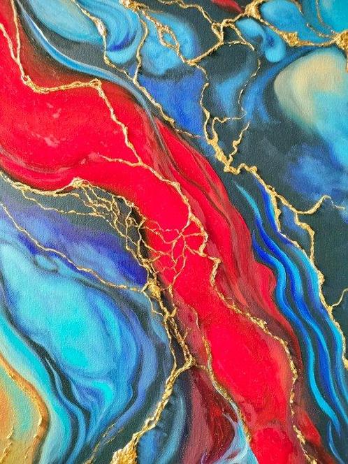 Sergio Zampieri - Magma, Antiek en Kunst, Kunst | Schilderijen | Modern