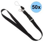 Fako Bijoux - Keycord - Lanyard - Sleutelkoord - Badgehouder, Verzamelen, Verzenden, Nieuw