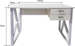 Bureau computer tafel Stoer - laptop buro - industrieel, Huis en Inrichting, Verzenden, Nieuw