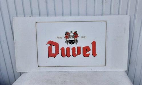 Duvel - Duvel - Reclamebord - Metaal hout, Antiek en Kunst, Antiek | Wandborden en Tegels