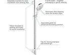 GROHE Rainshower SmartActive 150 Glijstangset - 90 cm - met, Verzenden, Zo goed als nieuw