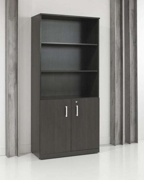 Executive klapdeurkast, 200x90x42 cm, black oak, Huis en Inrichting, Kasten | Boekenkasten, Nieuw, Ophalen of Verzenden