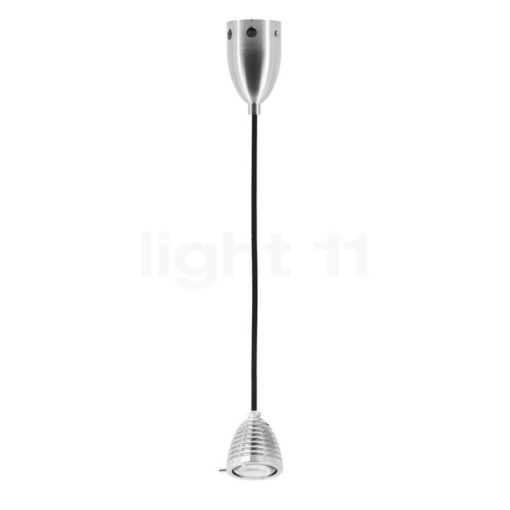 less n more Athene A-BPL Hanglamp LED, zwart/hoofd alumini, Huis en Inrichting, Lampen | Hanglampen, Nieuw, Verzenden