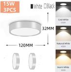 LED Opbouw Downlight – Ronde Plafondspot 5W–25W, Huis en Inrichting, Lampen | Spots, Verzenden, Nieuw