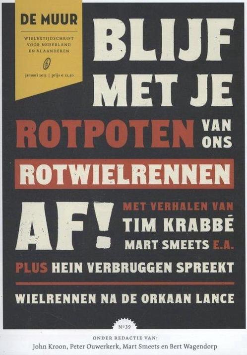 De Muur 39 - De muur, Boeken, Overige Boeken, Ophalen of Verzenden