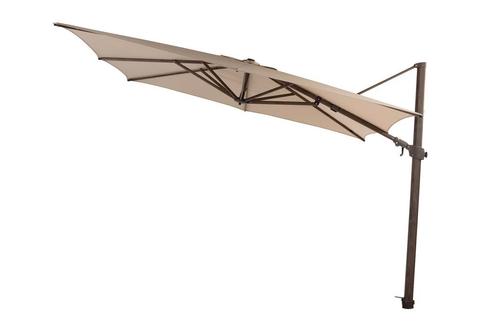 4 Seasons Zweefparasol Siesta premium 300x300 cm. -, Tuin en Terras, Parasols, Zweefparasol, Nieuw, Kantelbaar, Verzenden