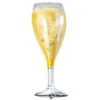 Folie ballon Champagne glas XL, Verzenden, Nieuw, Versiering, Verjaardag