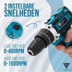 2dekans | Vesto® PowerDrive Accuboormachine - Accu, Ophalen of Verzenden, Zo goed als nieuw