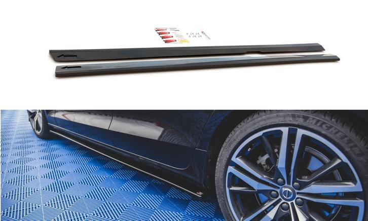 Zijskirts V.2 Volvo S60/V60 R-Design Mk3 Glans zwart, Auto-onderdelen, Overige Auto-onderdelen, Ophalen of Verzenden
