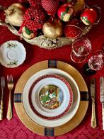 Adamascado jacquard bloemen tafelkleed voor grote tafels,