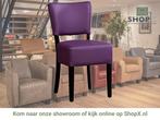 Leren eetkamerstoel Rest - Toledo Aubergine (paars) - Poten, Huis en Inrichting, Eigentijds, Modern, Overige kleuren, Nieuw, Leer