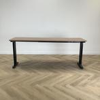 standaard verstelbaar bureau 200x60 cm, havanna - zwart, Huis en Inrichting, Bureaus, Ophalen of Verzenden, In hoogte verstelbaar