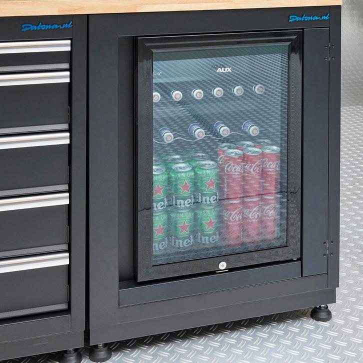 Datona Werkplaatskoelkast Premium - Datona - Mat zwart, Doe-het-zelf en Verbouw, Werkbanken, Nieuw, Ophalen of Verzenden