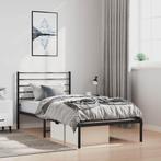 Metaal Bed Zwart 100x200 - OP=OP - Ruimtebesparend!, 100 cm, Eenpersoons, Nieuw, Ophalen of Verzenden