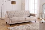 Chesterfield 3-zitsbank MAISON BELLE AFFAIRE 220cm greige, Huis en Inrichting, Ophalen of Verzenden, Nieuw