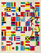 Yaacov Agam (1928) - David Ben Gurion #4 Hand SIgned