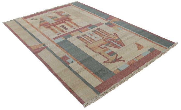 Modern Indo Kelim aus Wolle - Vloerkleed - 240 cm - 170 cm -, Huis en Inrichting, Stoffering | Tapijten en Kleden