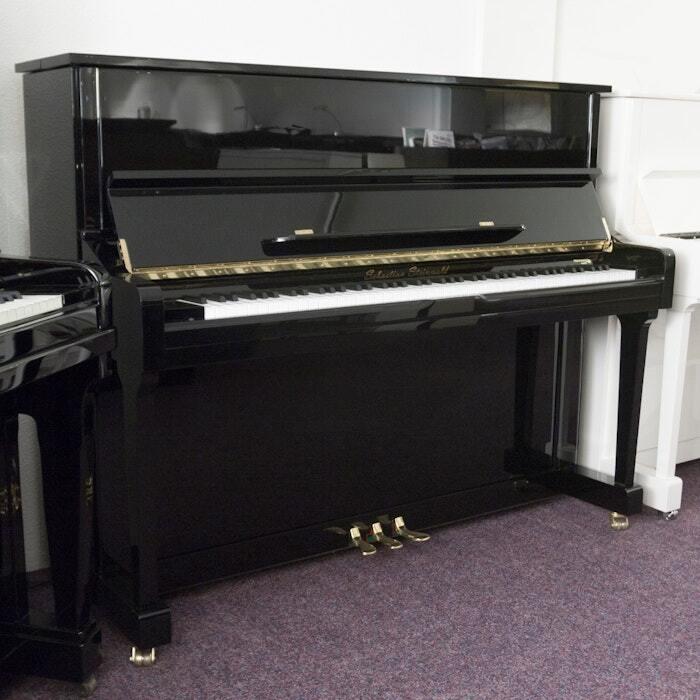 Sebastian Steinwald 121 PE messing piano, Muziek en Instrumenten, Piano's, Piano, Zwart