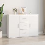 vidaXL Dressoir 91x29,5x65 cm bewerkt hout wit, Verzenden, Nieuw, 50 tot 100 cm, 25 tot 50 cm