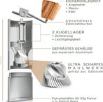 Koffiemolen handmatig - Koffiemaler - Espresso - RVS - WALDW, Verzenden, Zo goed als nieuw