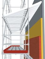 Tijdelijke tussenkap 2.57 x 1.40, Zakelijke goederen, Machines en Bouw | Liften, Steigers en Ladders