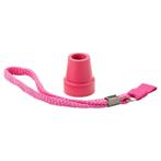 Roze stokdop met polsbandje voor wandelstok, Diversen, Verpleegmiddelen, Ophalen of Verzenden, Nieuw