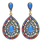 Fako Bijoux® - Oorbellen - Bohemian - Druppel - Multicolour, Verzenden, Nieuw
