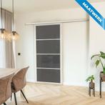 Stalen Schuifdeur met koofsysteem 4 Vlaks Wit Maatwerk Rook, Doe-het-zelf en Verbouw, Kozijnen en Schuifpuien, Nieuw, Metaal