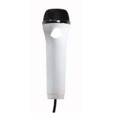 Logitech Microfoon Wit (Wii & Wii U) (Wii Accessoires), Spelcomputers en Games, Spelcomputers | Nintendo Wii, Zo goed als nieuw