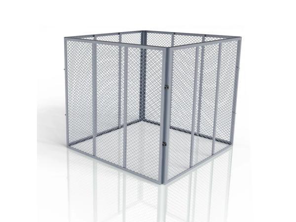 Veiling - Metalen compostbak - Tuinafval - 450L - Zilver, Tuin en Terras, Aarde en Mest