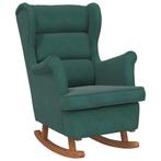 Fauteuil retro fluweel | Massief hout | Laatste Stuk!, Eenpersoons, Nieuw, 75 tot 100 cm, Ophalen of Verzenden