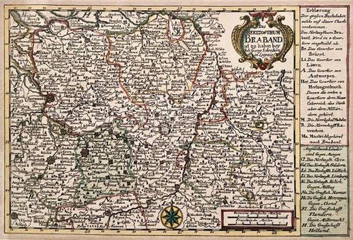 Nederland, België - Brabant; J. G. Schreibern - Das, Boeken, Atlassen en Landkaarten