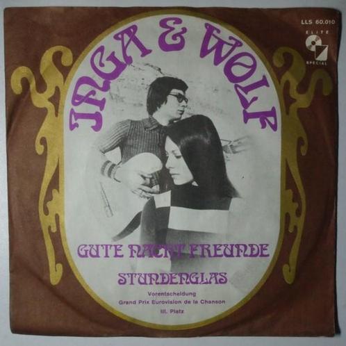 Inga and Wolf  - Gute Nacht Freunde - Single, Cd's en Dvd's, Vinyl Singles, Single, Gebruikt, 7 inch, Pop