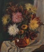 Jan Mens (XX) - Bloemstilleven, Antiek en Kunst