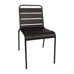 Bolero stalen stoelen zwart (4 stuks), Zakelijke goederen, Horeca | Meubilair en Inrichting, Verzenden, Nieuw in verpakking