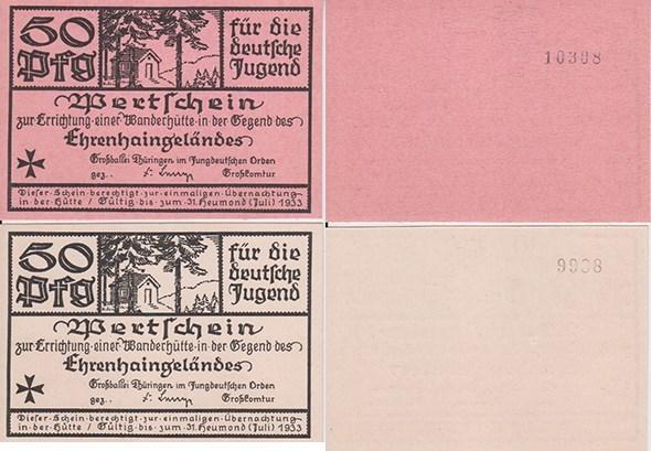 50 Pfennig ohne Jahr -31 7 1933 Staedte en Gemeinden nach..., Postzegels en Munten, Munten | Nederland, Verzenden