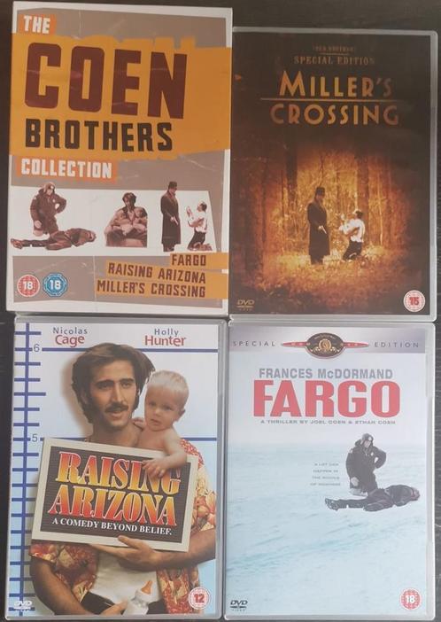 Coen Brothers collection 3 films            Gratis verzenden, Cd's en Dvd's, Dvd's | Tv en Series, Zo goed als nieuw, Boxset, Overige genres