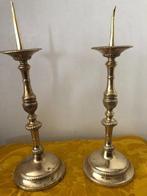 Kaarsenhouder (2) - Metaal, Prachtig paar kandelaars uit het, Antiek en Kunst